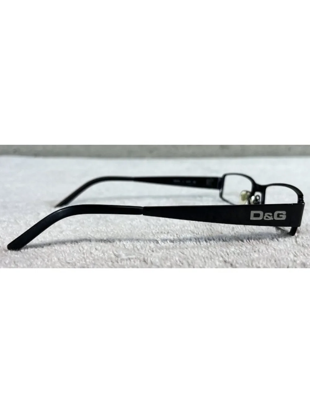 Dolce & Gabbana DG 5031 01 Black Metal Rectangular Eyeglasses Frames 52-17-140